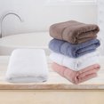 thumbnail image 4 of 100% Cotton Large Thicken Strong Absorbent Quick-drying Soft Bath Towel (White), 4 of 8