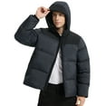 thumbnail image 3 of Men's Heavy Winter Coat Waterproof Sorona Quilted Performance Parka Jacket Men with Hood, 3 of 7