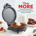 thumbnail image 6 of Dash MultiMaker® Max Cooking System - Waffles, Fajitas, Quiches, Brownies, and more, Forged Iron, 6 of 6