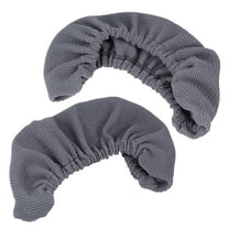 ITSELFER 2pcs Thickened Office Computer Chair Armrest Protect Cover Elastic Band Chair Arm Rest Sleeves (Grey)