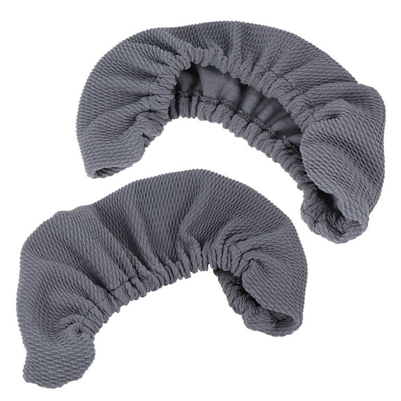 ITSELFER 2pcs Thickened Office Computer Chair Armrest Protect Cover Elastic Band Chair Arm Rest Sleeves (Grey)