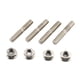 thumbnail image 1 of Tuercas para tornillos de escape,Tuercas y tornillos para escape de motocicleta de acero inoxidable,Reemplazo Fácil de Instalar Profesional Metal,Reemplace los accesorios de motocicleta de, 1 of 9