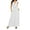 White, variant on Women Sleeveless Deep V Neck Loose Plain Long Maxi Casual Dress,Mother's Day,L,White
