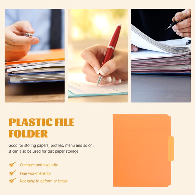 IDEANATEGRATE 6Ud Organizador De Documentos A4 Plástica Con De Clip Para Oficina
