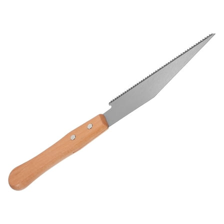 QIFULL Japanese Pull Saw for Wood Cutting with Fine Teeth Steel Blade for Outdoor Use