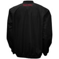 thumbnail image 3 of Men's Franchise Club Black Ohio State Buckeyes Big Logo Windshell V-Neck Pullover Jacket, 3 of 3