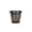 Gold, variant on Virelaxpo Thickened Plastic Flower Pot with Drip Tray Black Embossed Faux Rattan Style for Indoor Outdoor Balcony Garden Planter