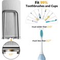 thumbnail image 3 of 2-Pack Wall Mount Stainless Steel Toothbrush Holder, 3 of 5