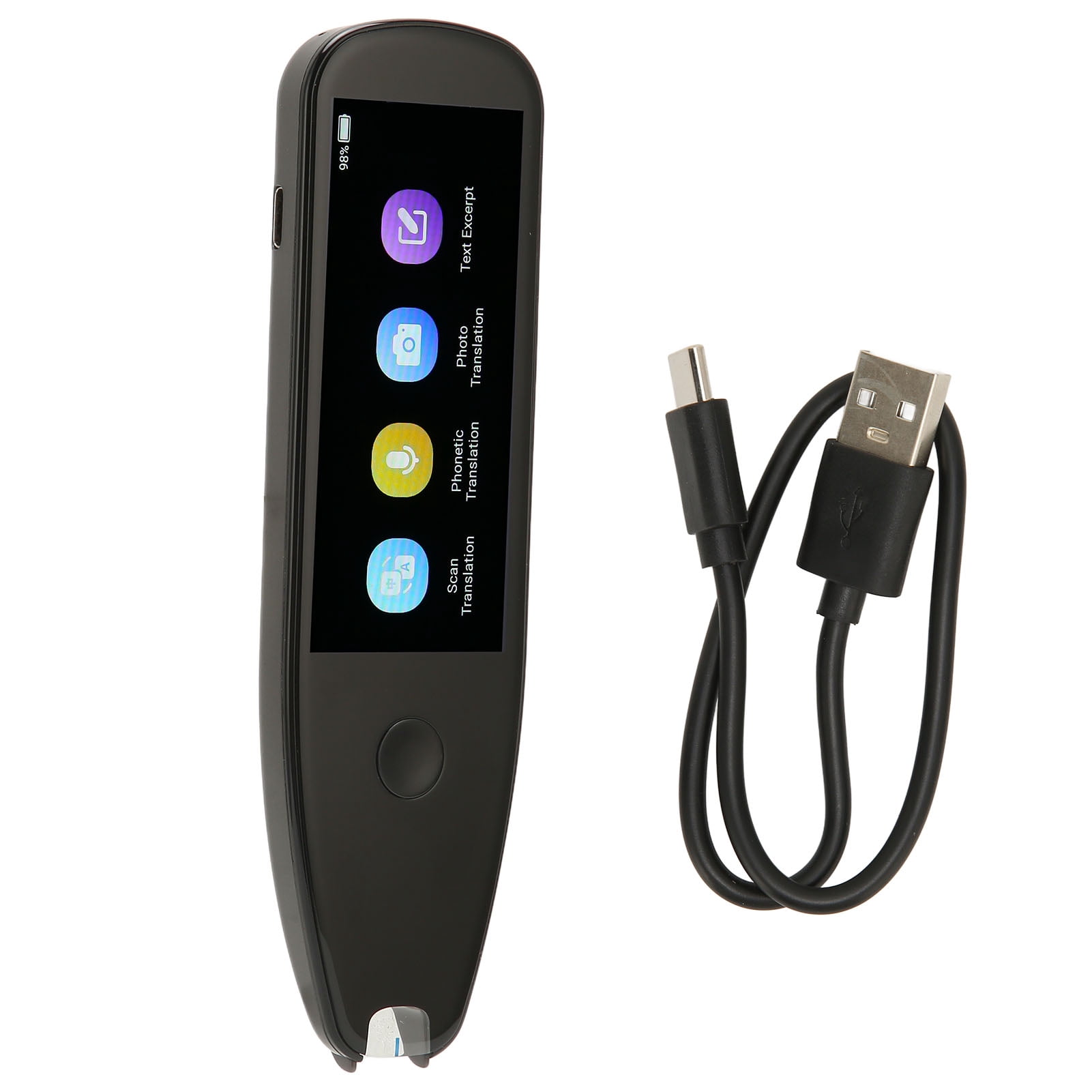 Real-Time Language Translation Pen - 131 Languages, Offline Scan, Text-to-Speech, 2.99" Touchscreen