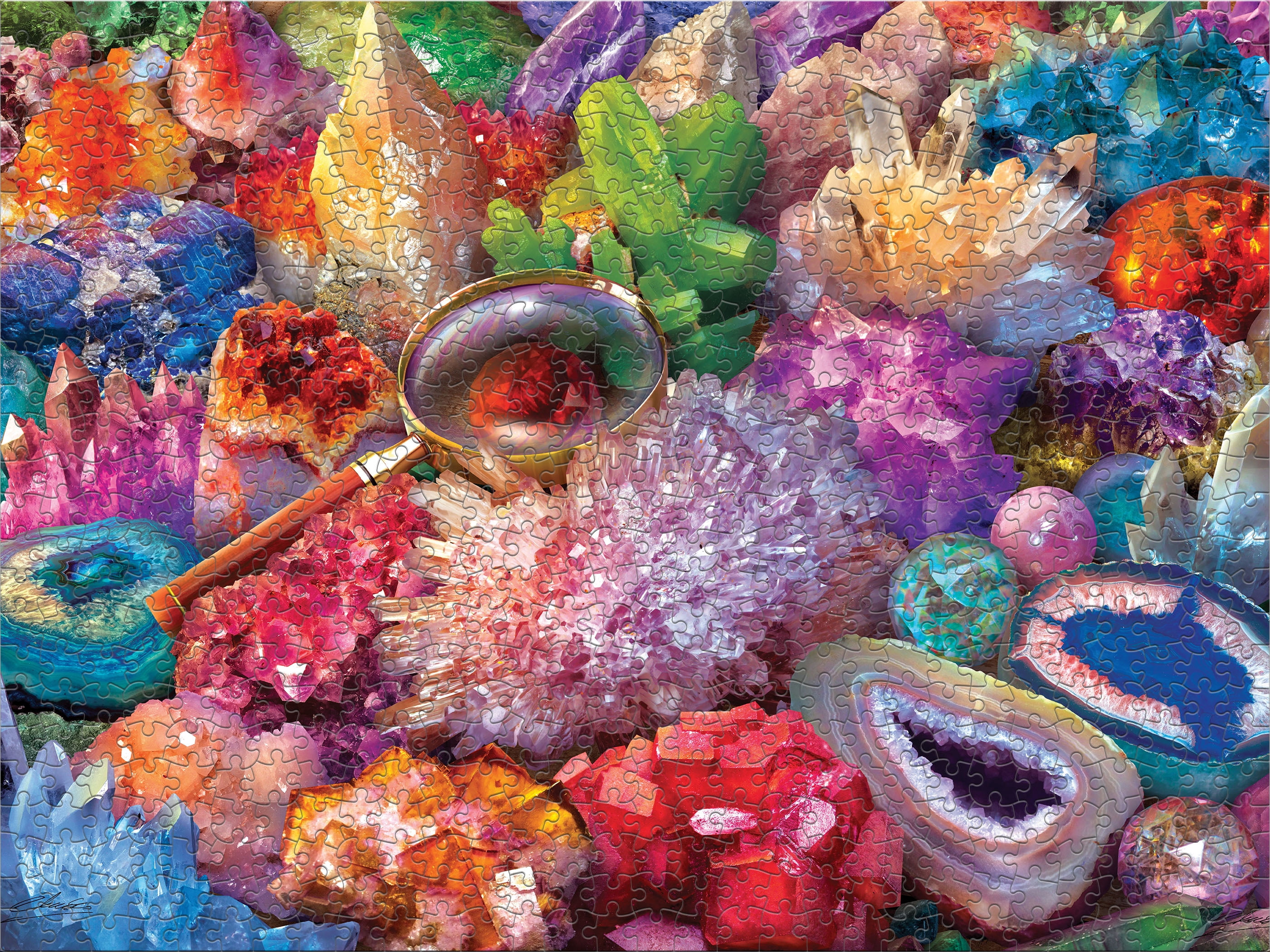 Ceaco Sparkling Minerals Texture (Eduard) 750 Piece Interlocking Jigsaw Puzzle