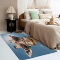 thumbnail image 3 of Giraffe Rug for Nursery - 4x5 Rug - Giraffe Rug - Funny Animal Area Rug - Cute Sunglasses Giraffe Rugs - Kids Carpet S-&186, 3 of 7