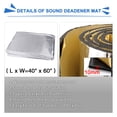thumbnail image 2 of REGALWOVEN 394mil 16.36sqft Car Mat Fender Heat Sound Deadener Insulation Pad Liner, 2 of 6