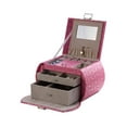 thumbnail image 2 of CoSoTower 8.8" Long Travel Jewelry Organizer Case, Hot Pink, 2 of 4