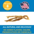 thumbnail image 2 of Beef Tendon Dog Chews | Snacks Made from Tendons in USA | 7-9 inches - Stick for Dogs (8oz Bag) by 123 Treats, 2 of 9