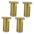 thumbnail image 2 of Tongina 4 Pieces Furniture Foot Bed Frame Fixed Support Feet Adjustable Rustproof Easy to Install Cabinet Foot Legs for Shoe Cabinets Gold 10cm, 2 of 8