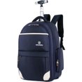 thumbnail image 2 of Bolsas con ruedas de viaje Oxford para hombre, mochila con ruedas de 20 pulgadas para hombre y mujer, mochilas con ruedas para viaje, maleta para equipaje de cabina, 2 of 4