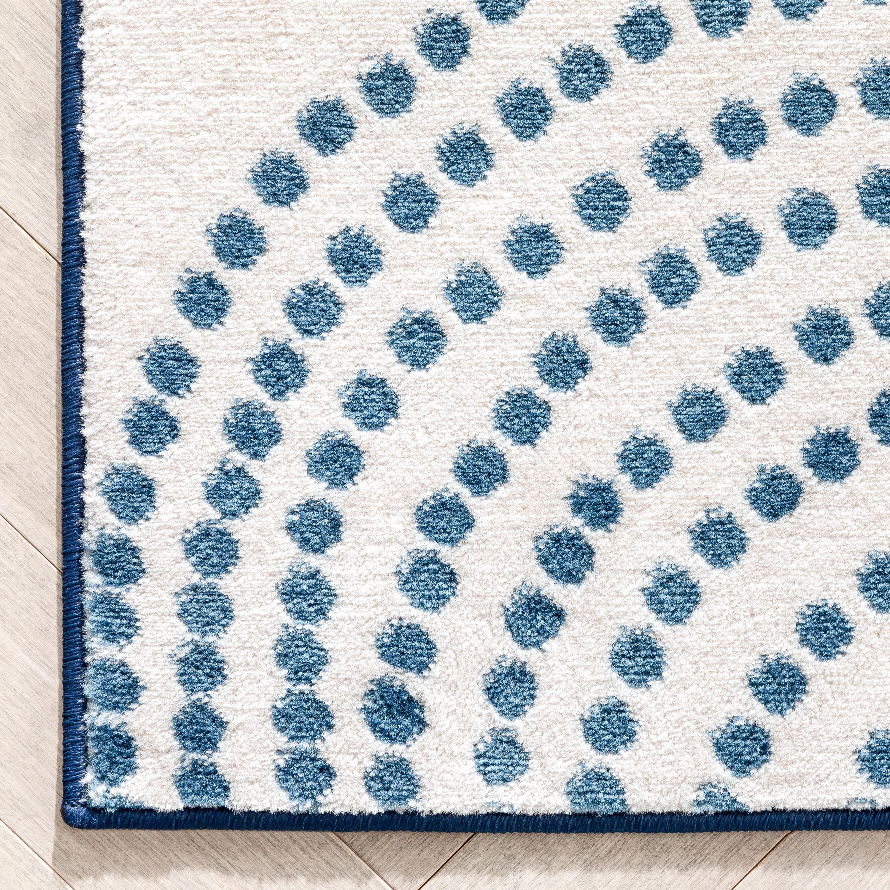 Well Woven Good Vibes Margot Modern Geometric Blue 5'3" x 7'3" Area Rug