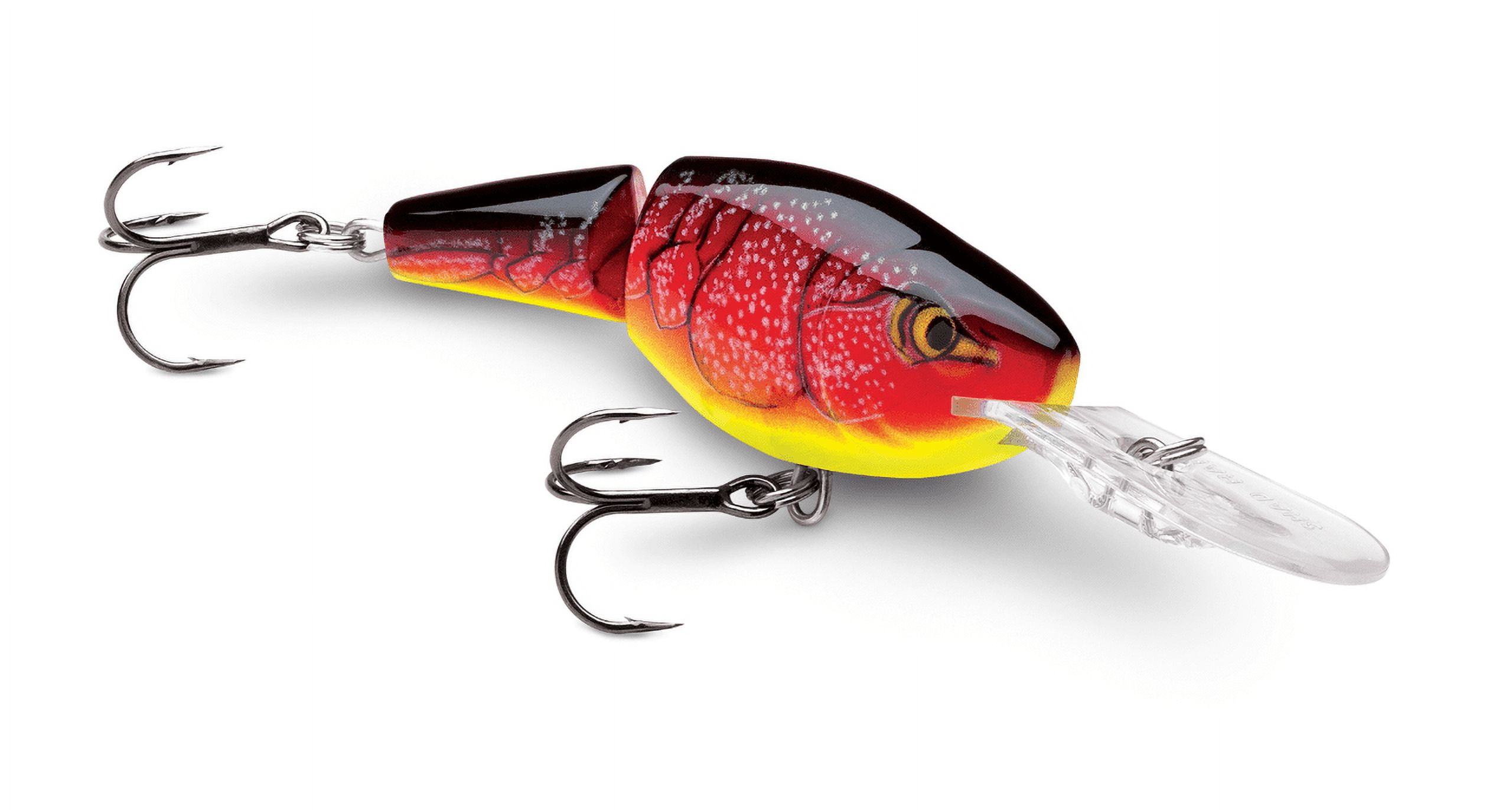 Rapala Jointed Shad Rap 07 Crankbait Fishing Lure 2.75 7/16oz Red