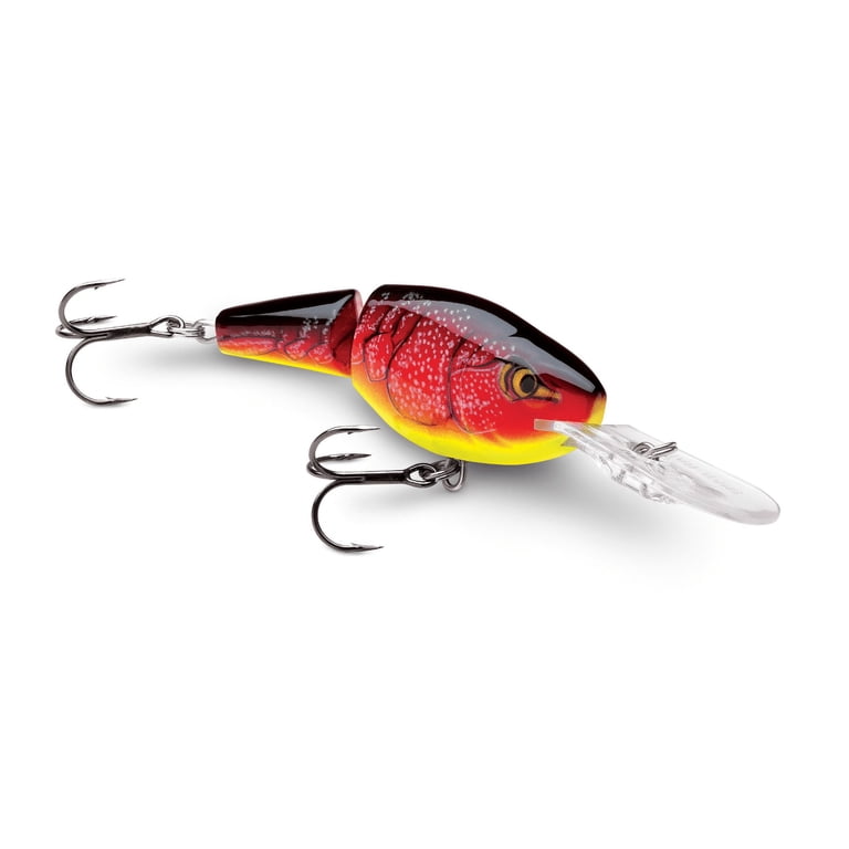 Rapala Jointed Shad Rap 04 Fishing Lure - Bleeding Olive Flash, 1.5 Inch - Suspending Minnow Bait
