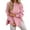 Pink, variant on CAIXIA Holiday Sweaters For Women Oversized Chunky Knit Sweater Long Sleeve Half Turtleneck Pullover Side Slit Casual Warm Soft Loose Top Fall Clothes