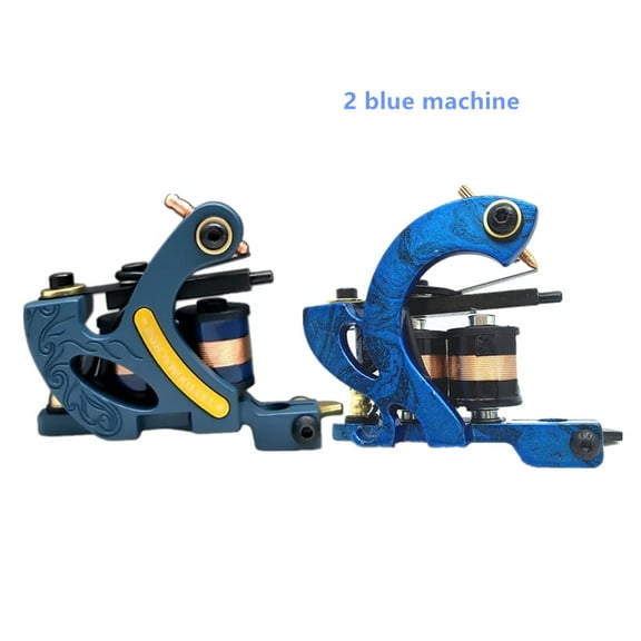 2 pcs Tattoo Coil Machines Liner Shader Lightweight Professional Metal Tattoo Machine Supplies Lism 1lb