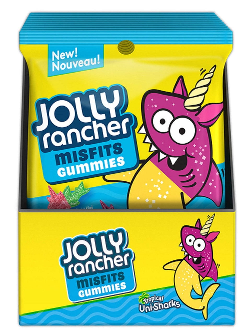 Jolly Rancher Jolly Rancher Misfits Tropical Uni Sharks Gummy