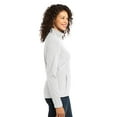 thumbnail image 3 of Port Authority Ladies Microfleece Jacket-M (White), 3 of 6