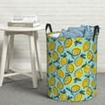 thumbnail image 5 of Picia Lemon Large Laundry Basket, Waterproof, Freestanding Laundry Hamper, Collapsible Tall Clothes Hamper with Extended Handles-Medium, 5 of 8