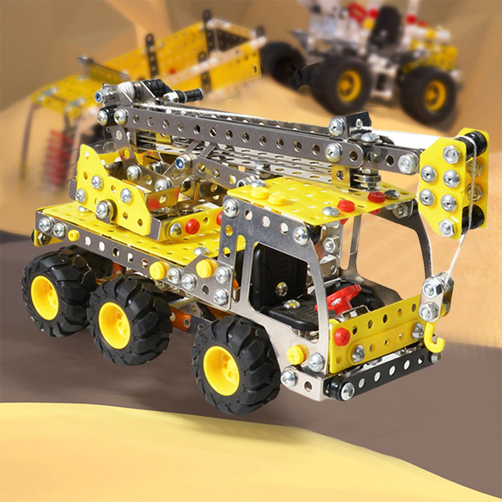 Stem Building Projects Toys for Kids Boys 8 9 10 11 12 Year Old, Metal Building Construction Model kit, Building Blocks DIY Toys,Boys and Girls Mechanical Engineering Gifts Sets for Ages 5 6 7 8 9 +