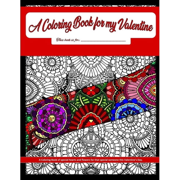 A Coloring Book for my Valentine (Paperback)
