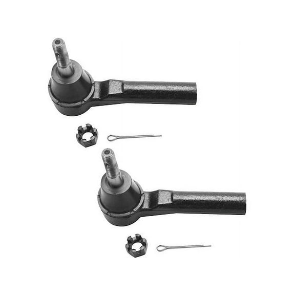 Outer Tie Rod End Set - Compatible with 2007 - 2017 Jeep Compass 2008 2009 2010 2011 2012 2013 2014 2015 2016
