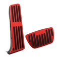 thumbnail image 3 of Almohadillas de cubierta de pedal de embrague de acelerador de aluminio para RAV4 2019 2020 accesorios de coche rojo Soledad pedales de coche, 3 of 9