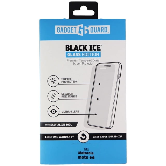 Protector de Pantalla de Vidrio Templado Gadget Guard Black Ice para Moto E6 2019