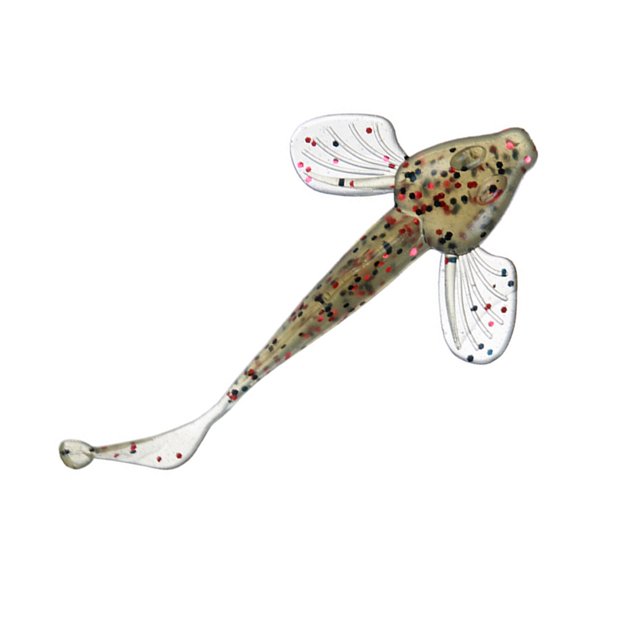 Soidarity 6 uds 10cm/5,5g señuelos de pesca cebo con forma de gusano realista aparejos de pesca para río y mar Pescar marrón Soidarity DJ1065-01