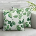 thumbnail image 3 of FUMJ Sage Green Leaf Throw Pillow Covers Spring Summer Watercolor Eucalyptus Leaves Pillows Cover Floral Pillow Case Decorative Cushion Cover for Outdoor Home Couch Bed Sofa Decor, 3 of 5