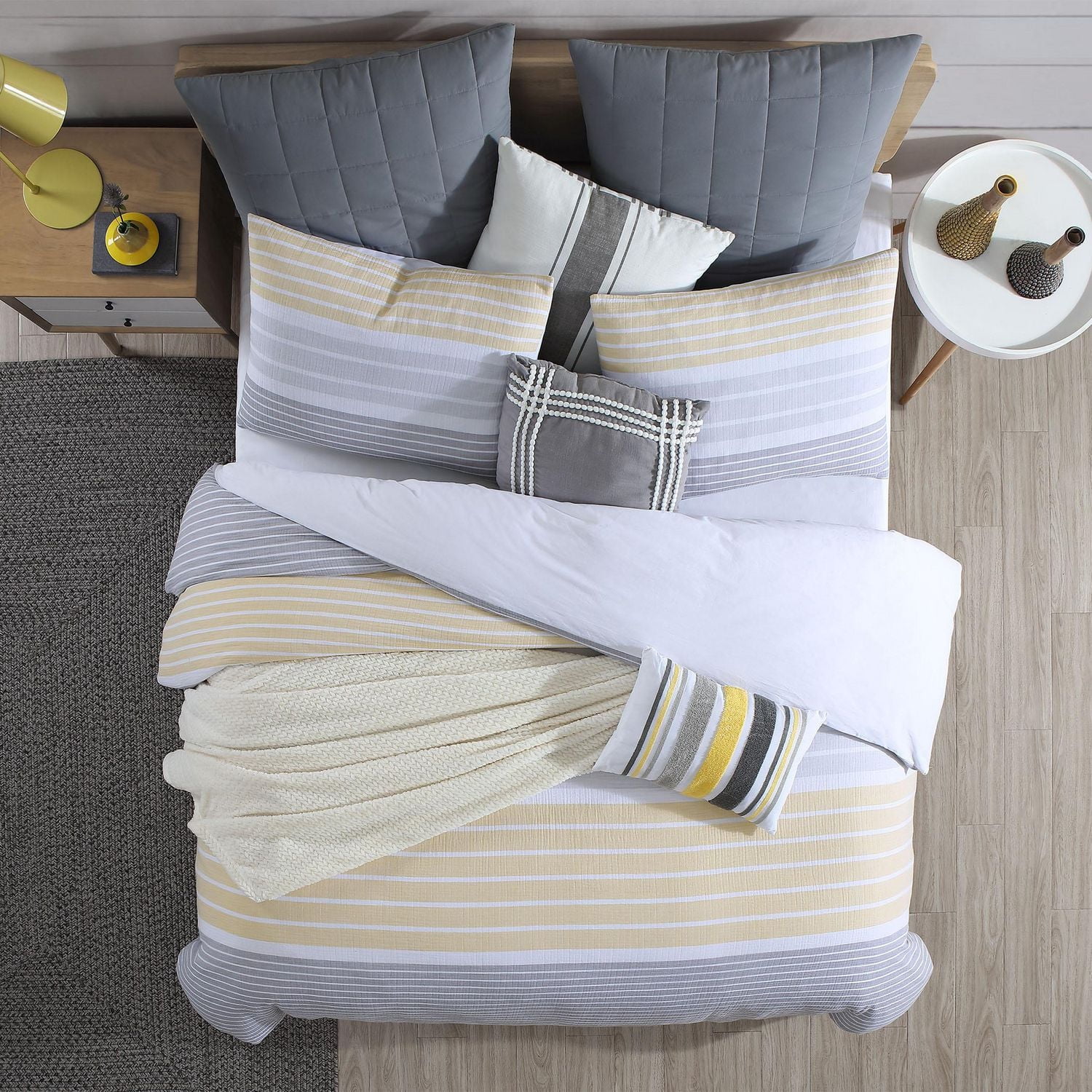 Ensemble housse de couette en coton de la collection de Cordelia