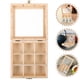 thumbnail image 3 of Soporte para bolsitas de té de mostrador, organizador de café para restaurante, caja de té con compartimentos, 3 of 8