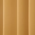 thumbnail image 2 of Quality Home Basic Thermal Blackout Curtains - Back Tab/Rod Pocket - Orange (Set of 2 Panels), 2 of 4