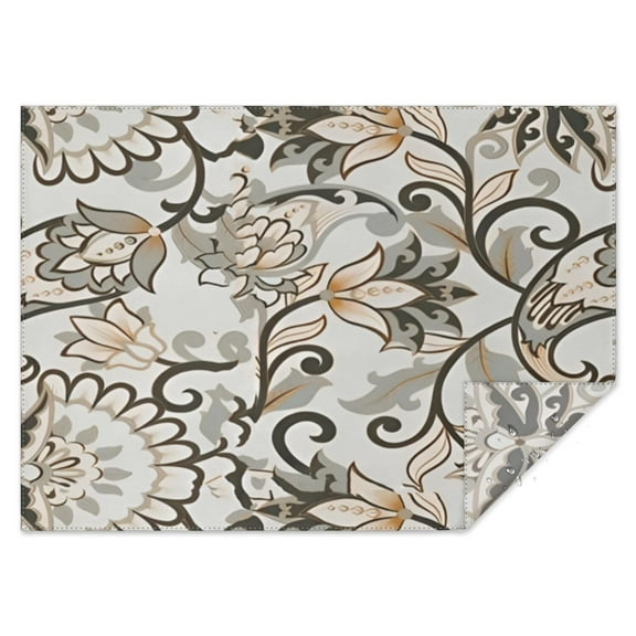 Rectangle Waterproof Tablecloth 60×84 Inch,Bohemian Style Reusable Indoor/Outdoor Durable Table Cover for Party Kitchen Dinner Room Decor