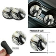 thumbnail image 7 of FOR U DESIGNS Horse Marble Print 10 Pcs Car Seat Cover Full Sets Washable Car Seat Protector + Steering Wheel Cover + Air Vent Storage Bag + Trash Can + Coaster + Wristlet Keychain, 7 of 7