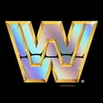 thumbnail image 2 of Women's WWE WrestleMania Gold Shiny Logo Graphic Tee Black X Large, 2 of 4