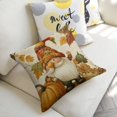 thumbnail image 5 of gnome bird pumpkin linen throw pillowcase decoration pillowcase gifting preferred 18x18 inch cushion cover 4 sets sofa pillowcase sofa bedroom living room car, 5 of 8