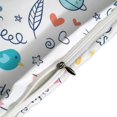 thumbnail image 4 of HAHDAXIA Cute Child Pattern Bedding Solid Comforter Set for All Seasons,3 Pieces(1 Comforter+2 Pillowcases),Soft Microfiber Bedding Set King(90"x90"), 4 of 7