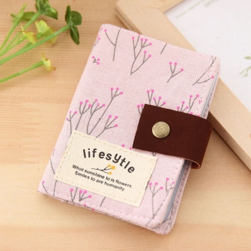 Floral Women Credit ID Card Clutch Bag Wallet Purse Holder Pouch Coin