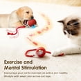 thumbnail image 4 of Juguete de Pelota Interactiva para Gatos, Bola Automática con Cola, Juguete Inteligente Recargable para Mascotas, Ratón Inteligente para Gatos, 4 of 10