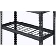 thumbnail image 6 of Muscle Rack 30"W x 12"D x 60"H 5-Tier Steel Shelving with Wire Decking; 2,500 lb. Total Capacity; Black, 6 of 12