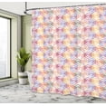 thumbnail image 4 of Ambesonne Geometric Shower Curtain, Retro Hexagonal Pattern, 69"Wx75"L, Pale Green, 4 of 4