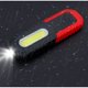 thumbnail image 4 of Luz de trabajo LED recargable, lámpara de inspección frontal COB LED de 5 W con gancho y base magnética para coche, camping y emergencias (roja), 4 of 5