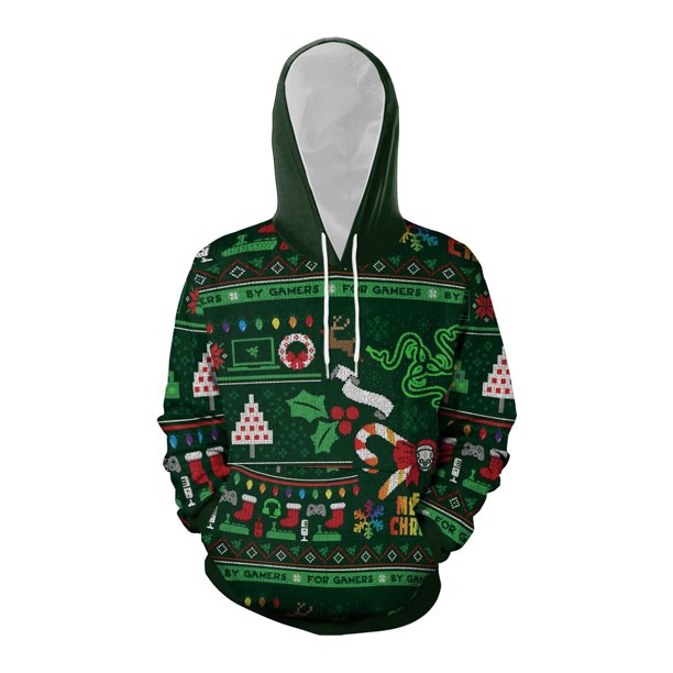 Sudadera con capucha de Navidad para hombre y mujer, suéter con bolsillo, ropa de calle informal cálida, ropa estampada de muñeco de nieve de gran tamaño
