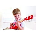 thumbnail image 4 of Hape Ukulélé en Bois à 4 Cordes Instrument de Musique pour Enfants, Rouge à Pois, 4 of 6